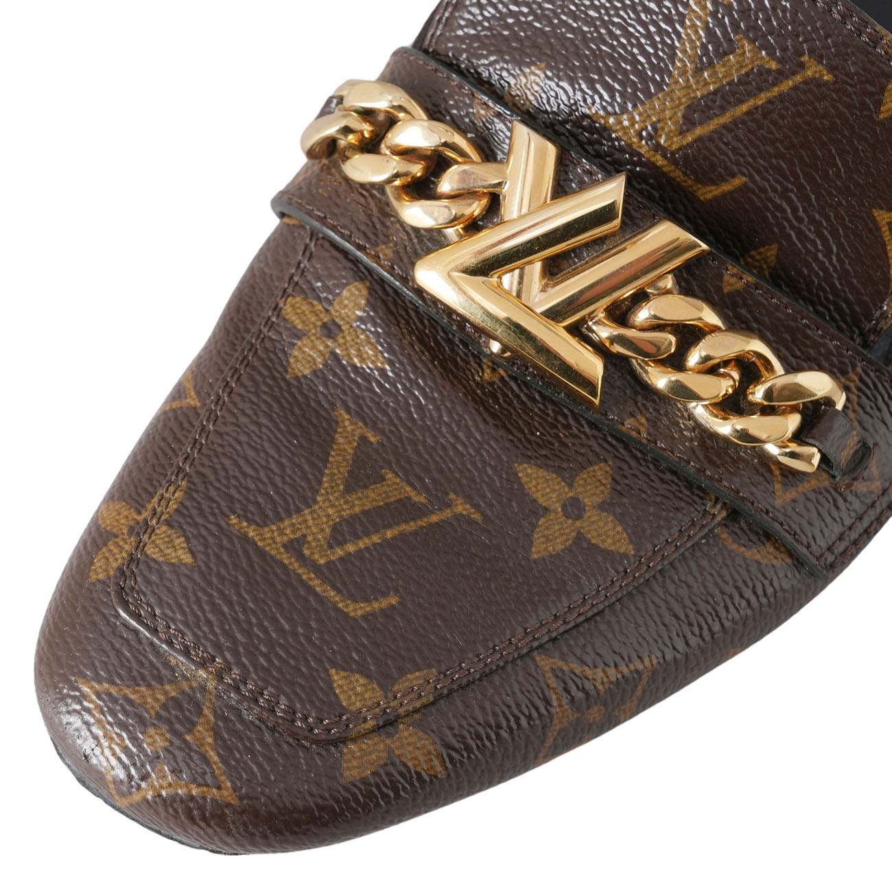 LOUIS VUITTON(USED)루이비통 모노그램 LV 로퍼 #36.5